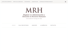 Tablet Screenshot of mrh.cl